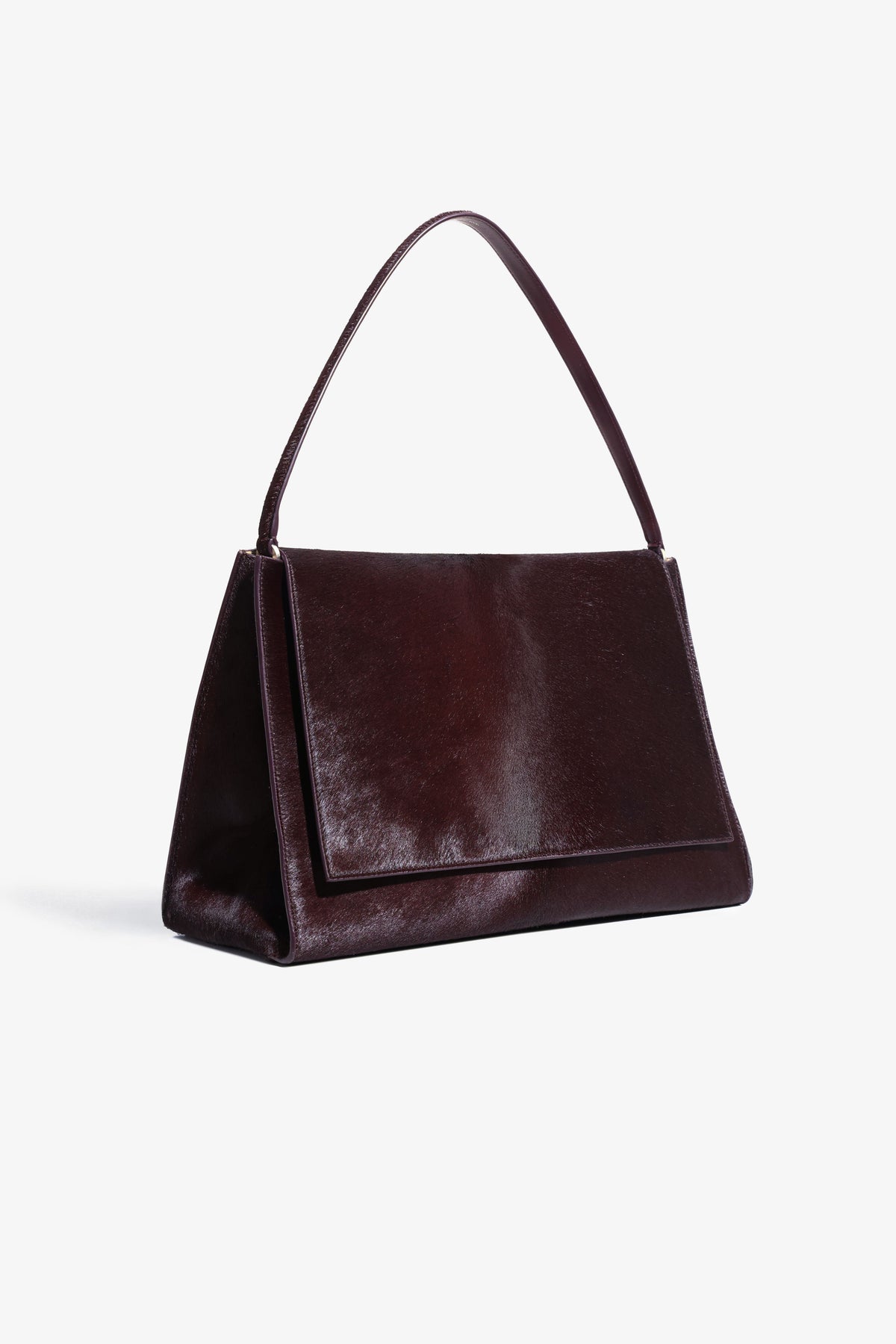 Nour Hammour Amal Everyday Bag Burgundy - Three Quarters