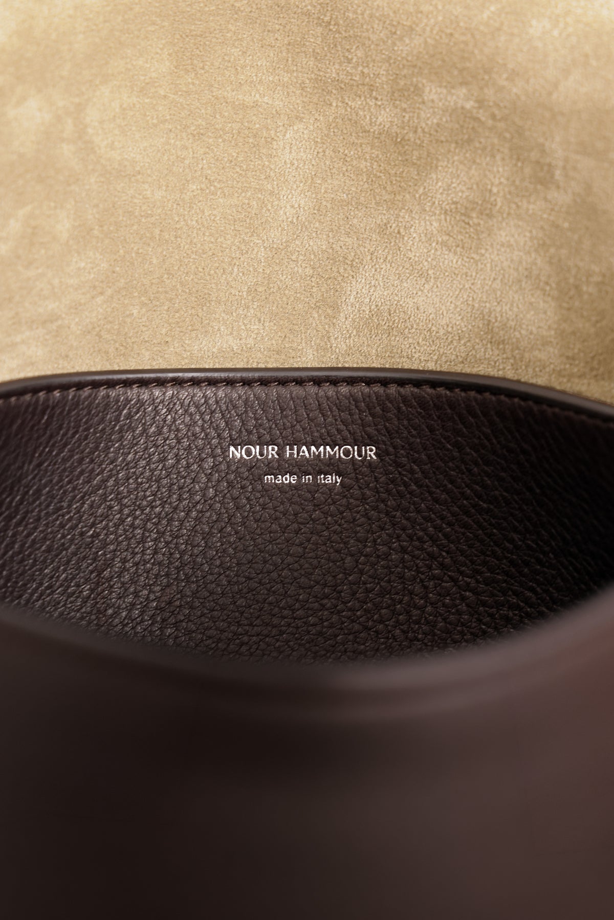 Nour Hammour Amal Everyday Bag Chocolate - Detail