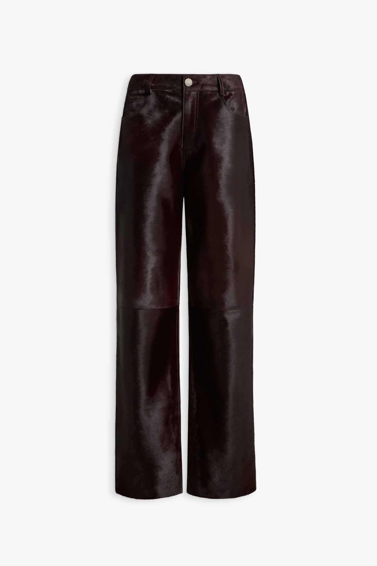 Nour Hammour Kitty Ponyhair Jeans Brown - Silhouette