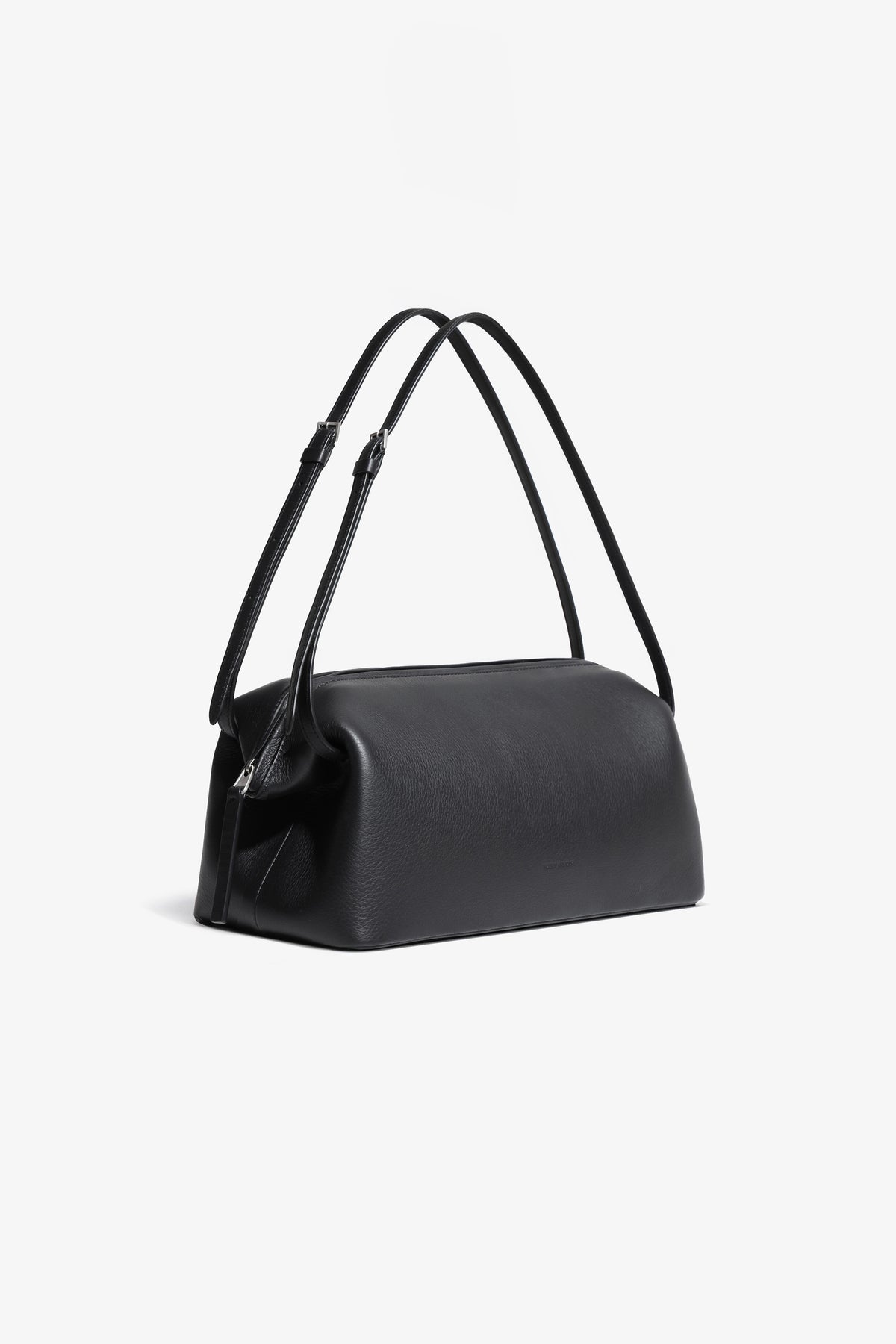 Nour Hammour Kenza Bowling Bag Black - Three Quarters 