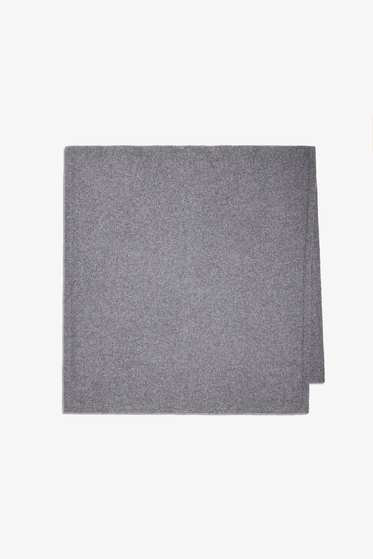 Nour Hammour Lora Shawl Cashmere Scarf Grey - Silhouette