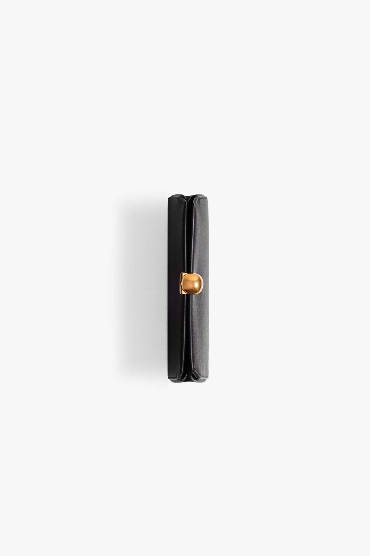 Nour Hammour Lou Jewelry Calfskin Clutch Black - Top