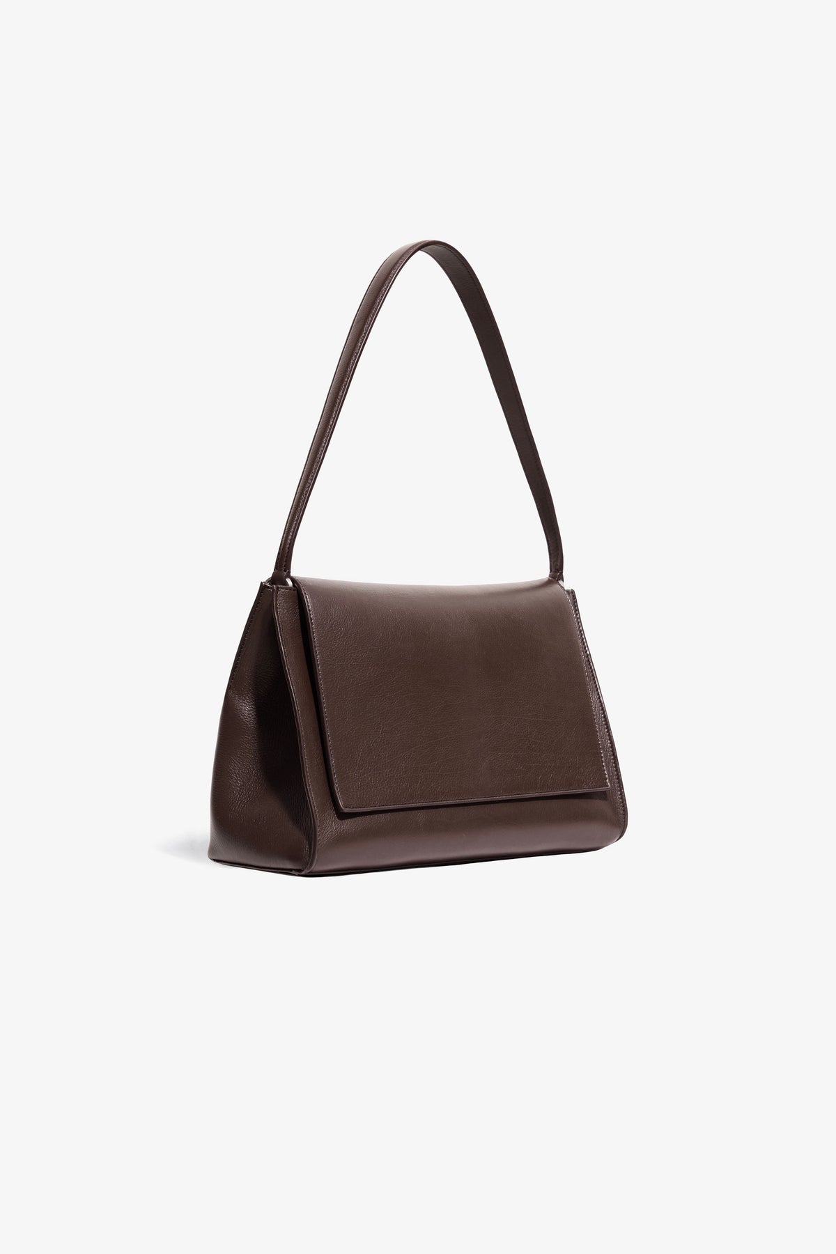 Nour Hammour Amal Everyday Bag Brown - Three Quarters 