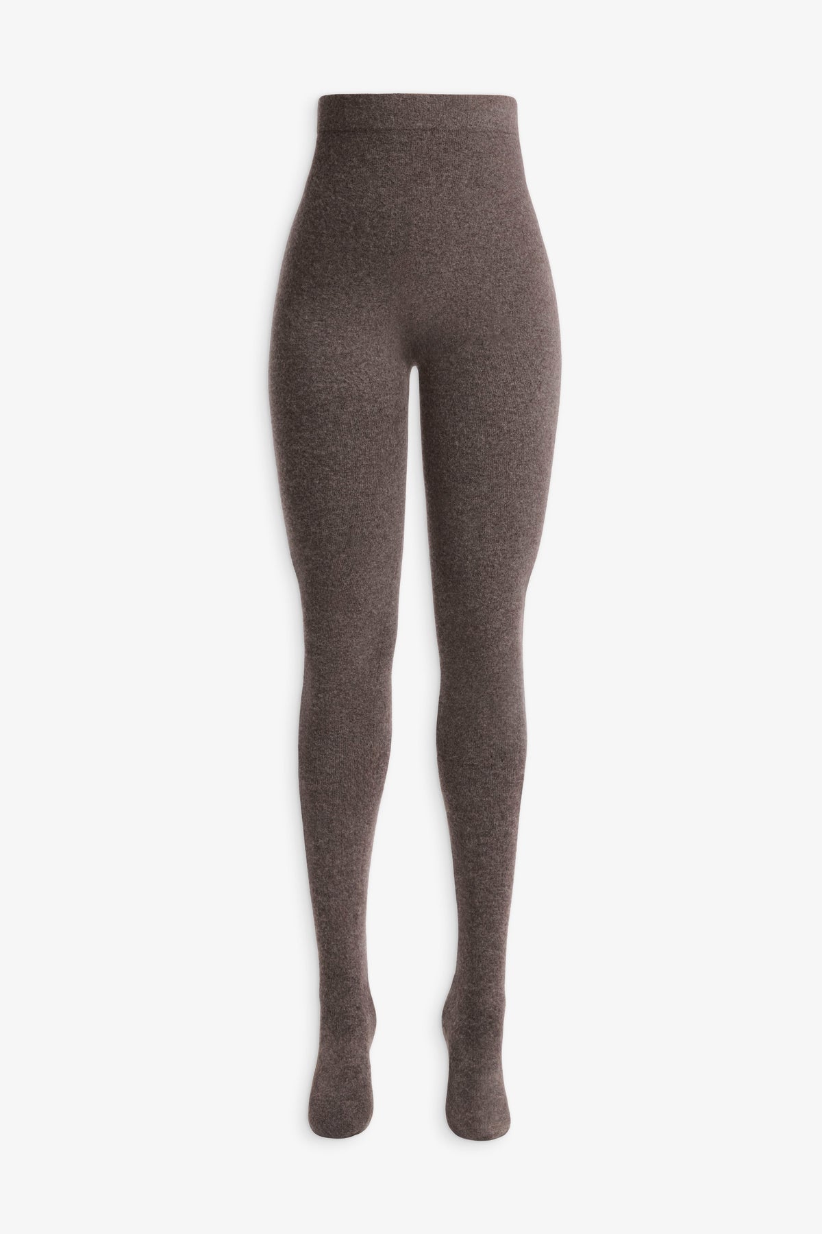 Nour Hammour Whit Cashmere Knit Tights Mink - Silhouette 